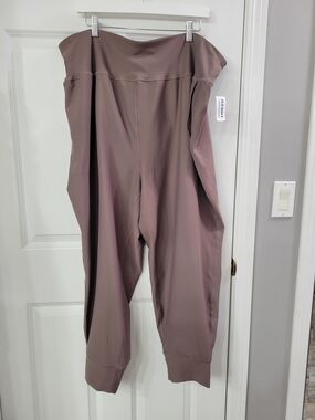Old Navy Brown High-Waist Cuff Bottom Joggers